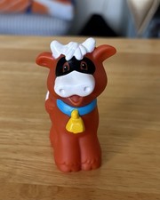 Fisher Price Little People Halloween Pumpkin Party Mask Cow 2007 Trick or Treat