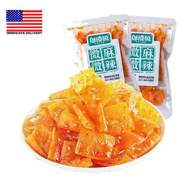 10 Packaging Latiao Spicy Strip Hot and Numbing Bean Curd Chinese Snacks Tiktok