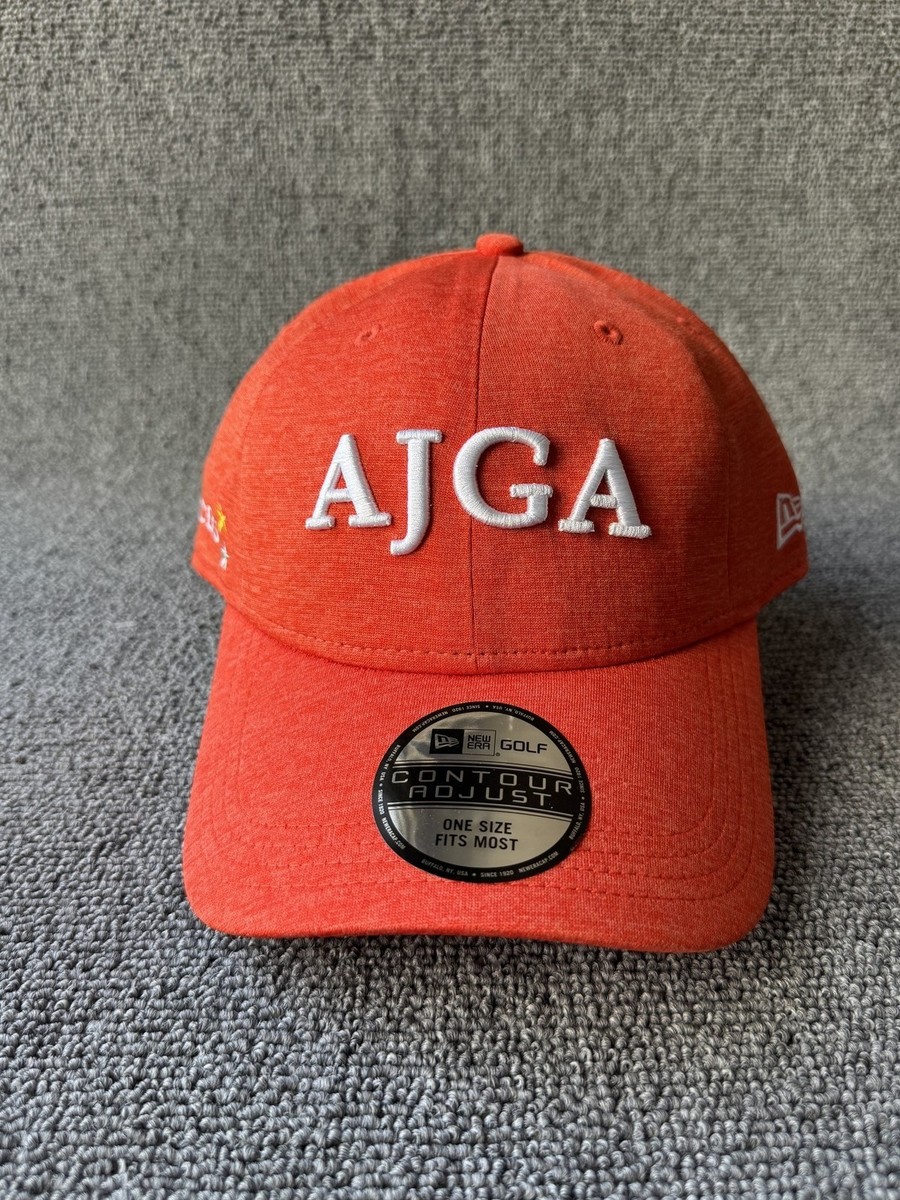New Era Golf AJGA Baseball Cap Strapback Orange One Size Hat