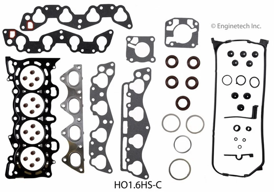 ENGINE REBUILD OVERHAUL KIT 96-00 HONDA CIVIC EX DEL-SOL 1.6L D16Y8 VTEC - Image 2 of 4