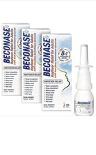 3 x Beconase Hayfever Relief Nasal Spray 8-in-1 Effective Relief for Allergy