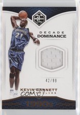 2016-17 Panini Limited Decade Dominance 42/99 Kevin Garnett #9 HOF h2o