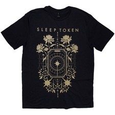 Sleep Token Caramel Unisex Adult Black Cotton T-shirt