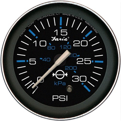 #ad #ad Faria Beede Instruments Coral 2quot; Water Pressure Gauge 30 Psi 13003 $91.00