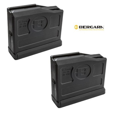 LOT (2) Bergara B14 AICS .308Win 6.5 Creedmoor 5rd OEM Polymer Magazine - BA0002