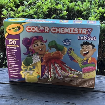 Crayola Color Chemistry Lab Set Instructions For 50 Experiments New in Box