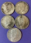 [Lot of 5] - 1964 Kennedy Half Dollar - 90% Silver