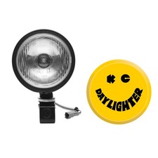 Kc Hilites For Daylighter 6in. Halogen Light 100w Spread Beam Single - Black