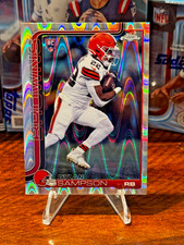 2025-26 Topps Chrome Football - RAYWAVE REFRACTOR #308 Dylan Sampson RC Brown NM