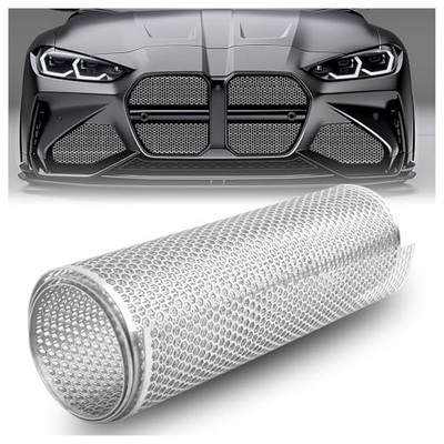 40x13'' Car Grill Mesh for Bumper Trimable,Aluminum Alloy Automotive Grilles