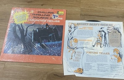 DISNEYLAND Haunted House LP CHILLING THRILLING SOUNDS NM Shrink Horror NOVELTY