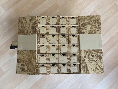 Adventskalender Molton Brown, gold, Schubladen, zum Befüllen