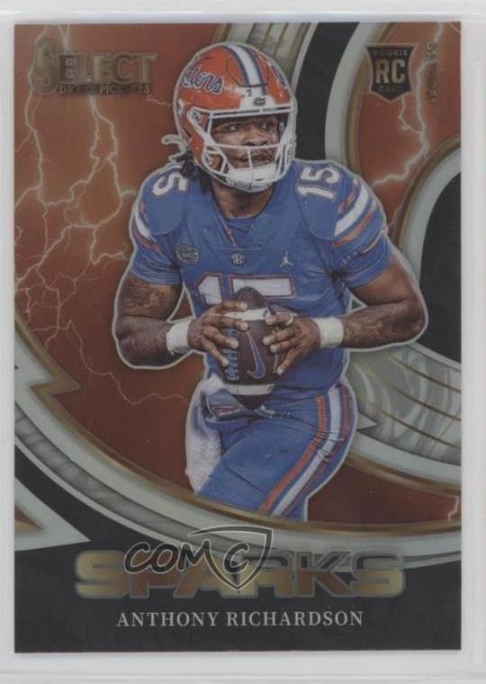 2023 Panini Select Draft Picks Sparks Silver Prizm Anthony Richardson 1a11