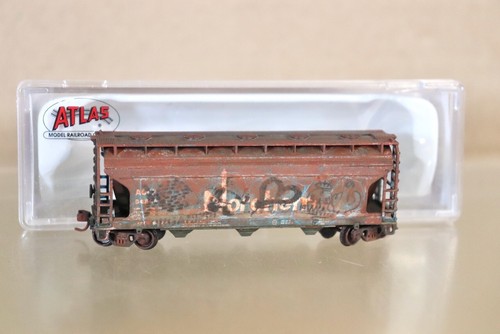 ATLAS 50 001 886 N WEATHERED NORCHEM ACF 3560 Planschüttgutwagen ab 64295 | Condition: Used