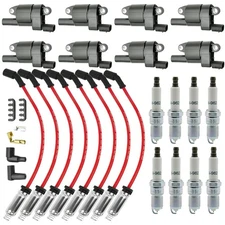 UF414 8x Ignition Coils &Spark Plug &Wire Set For Chevy Silverado 1500 Tahoe GMC