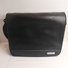 Bose SoundDock Portable Leather Carrying Bag Case Black with Strap