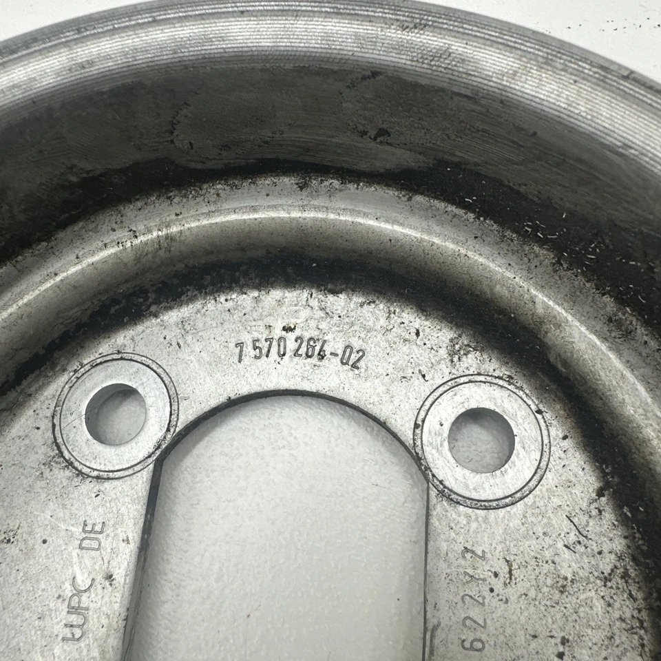 Crankshaft Pulley dampener 11-16 BMW 550i xDrive 4.4 757026402 N63 twin turbo - Image 2 of 4