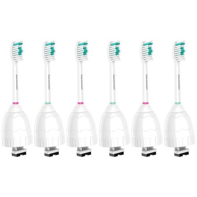 6 Pack Replacement Toothbrush Heads for Philips Sonicare E-Series    Quality