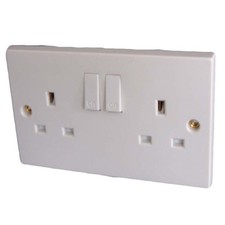 13A, Twin Switched Socket Outlet
