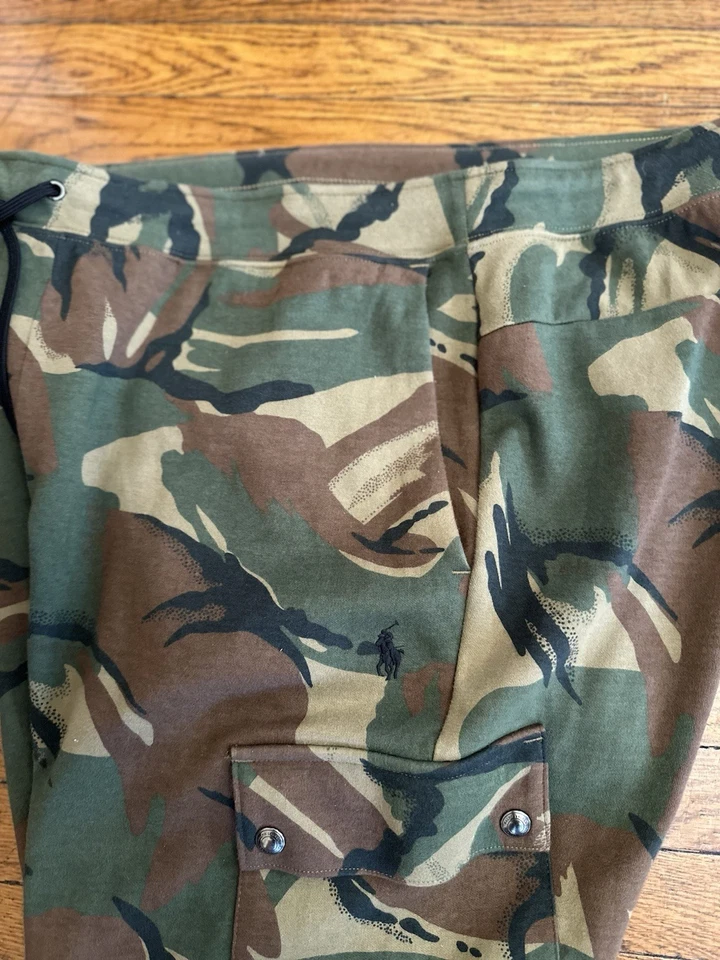 Pantalón Jogger Polo Ralph Lauren Camuflaje Doble Punto Foto 4 de 4
