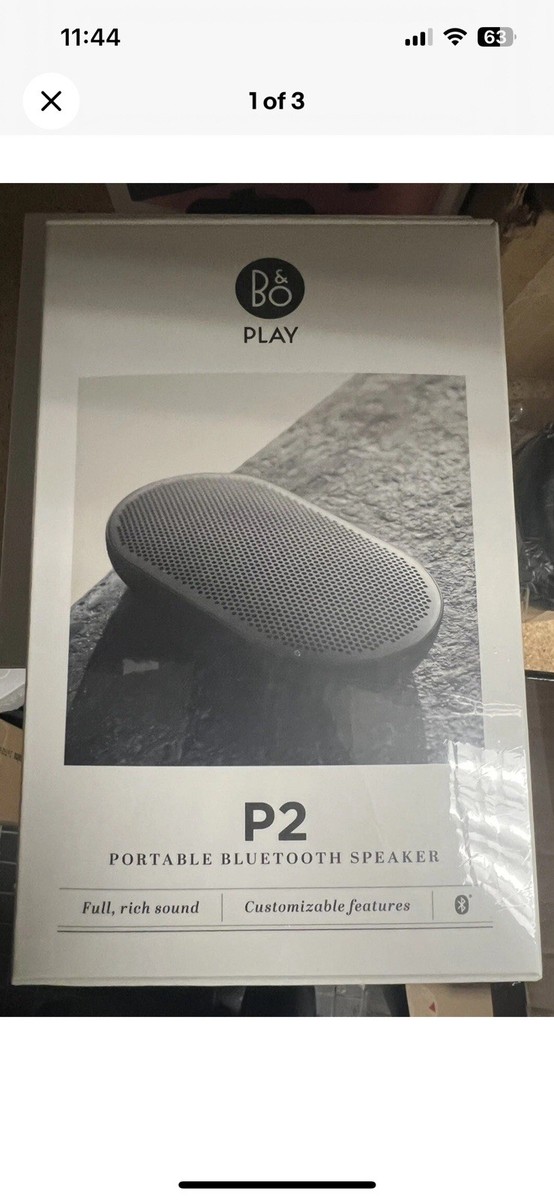 Bang & Olufsen Beoplay P2 Portable Bluetooth Speaker - Black