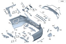 Mercedes-Benz Genuine Electrical Wiring Harness Fits C-Class S205 W205