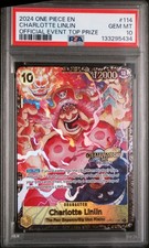 2024 ONE PIECE #114 CHARLOTTE LINLIN REGIONALS OFFICIAL EVENT TOP 8 PRIZE PSA 10