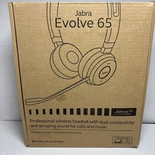 Jabra Evolve 65 SE MS Stereo Bluetooth Headset W/ Noise Cancellation Mic