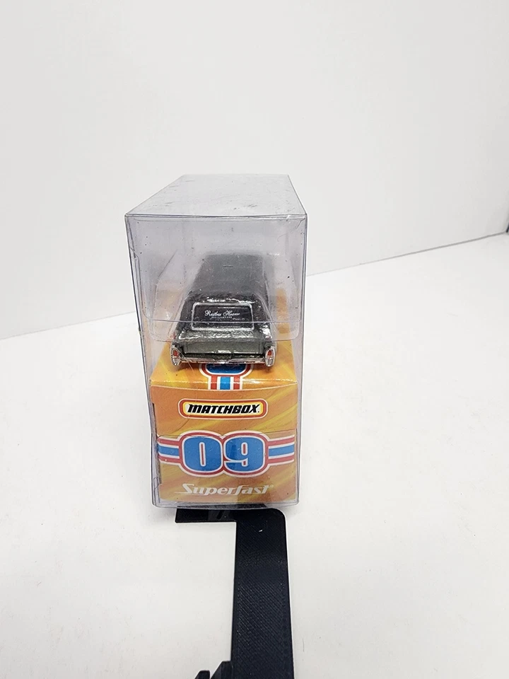 Matchbox 09 Superfast 63 Cadillac Hearse Silver Grey 2007 Mattel NEW - Image 2 of 4