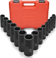 Neiko 02475a 12 Drive Deep Impact Socket Set 14 Piece 6 Metric 14
