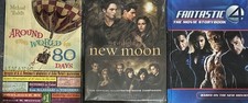Magazine Size Movie Tie In books(3) Fantastic 4 Twilight Around The World In 80 
