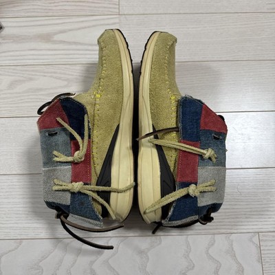 Men 10.0US Visvim Moccasin Patchwork Yellow JPN Limited Edition Rare Model VHTF