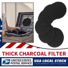 Round Compost Bin Charcoal Filters for Compost Bucket Kitchen Countertop Pail
