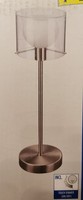 Massive Tischlampe Tischleuchte Kugel 1Xg9 Austauschbar H:37,9Cm Glas Weiß