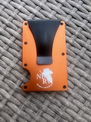 Evangelion Unit-02 Metal minimalist wallet card case | eBay