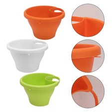  3 Pcs Wall Mount Planter Gutter Downspout Hanging Flowerpot Pipe Drain
