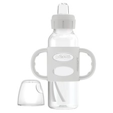 Sippy Cup with Soft Silicone Handles 8oz Free Baby Training Bottle for