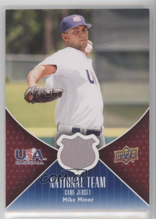 2009 Upper Deck USA National Team Game Jersey Mike Minor #USA-MM ry5