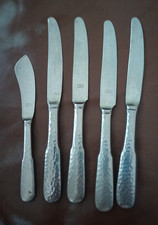TOWLE HAMMERSMITH DINNER KNIVES & BUTTER KNIFE GERMANY LOT 5 PC