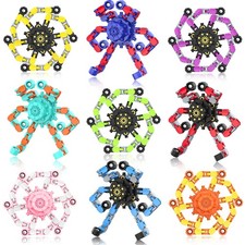 Transformable Fidget Spinners,9PCS Funny Sensory Toys for Small, 9pc
