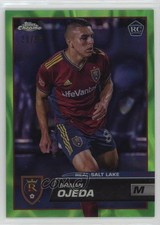 Braian Ojeda Chrome 2023 Green Lava Refractor /99