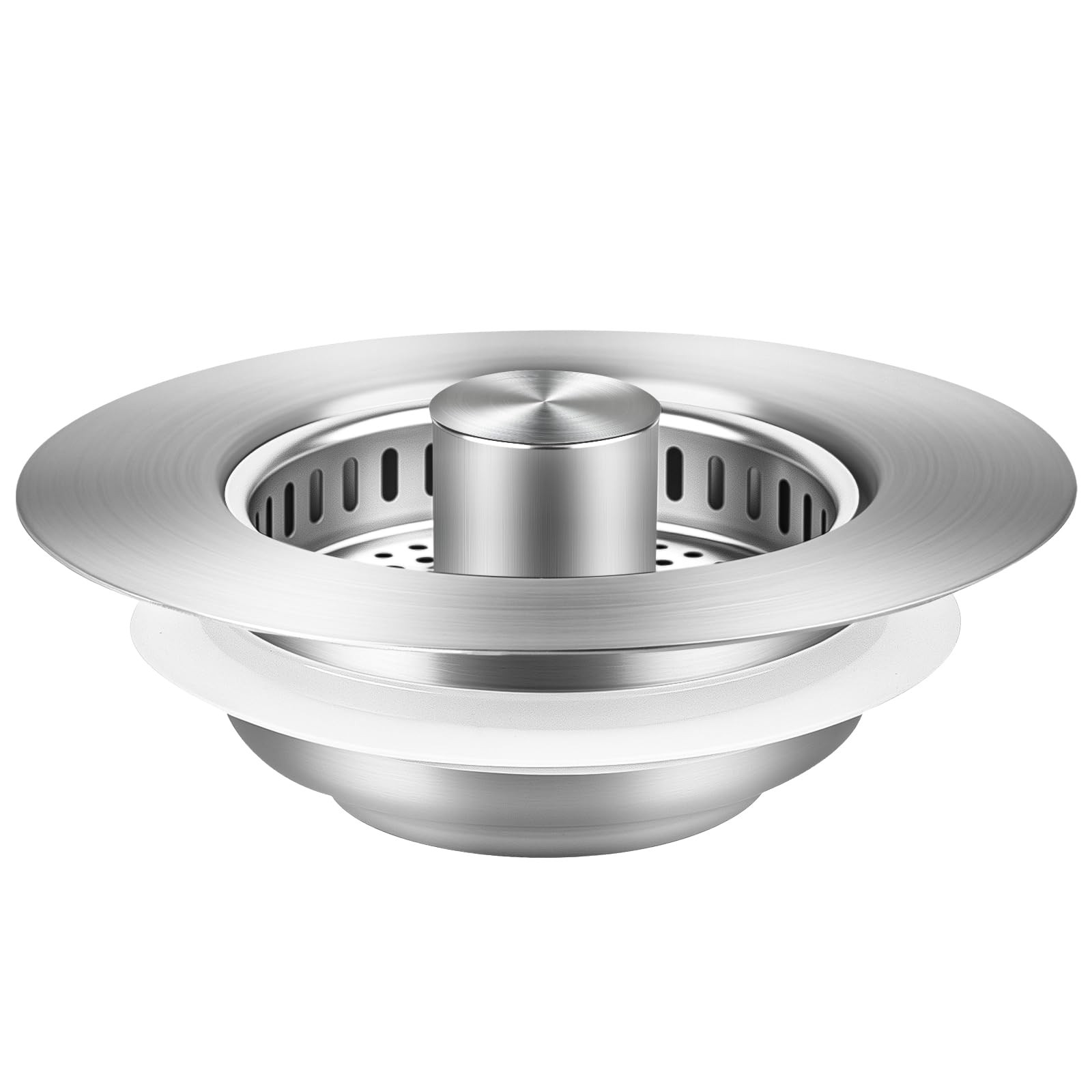 Kitchen Sink Drain Strainer/Strainer Basket, Upgraded 3 in 1