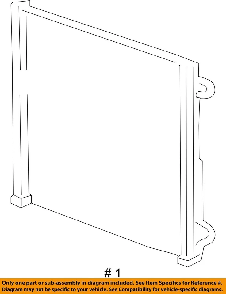 Condensador de CA cabina regular compatible con 98-09 Ranger 1410087 Foto 4 de 4