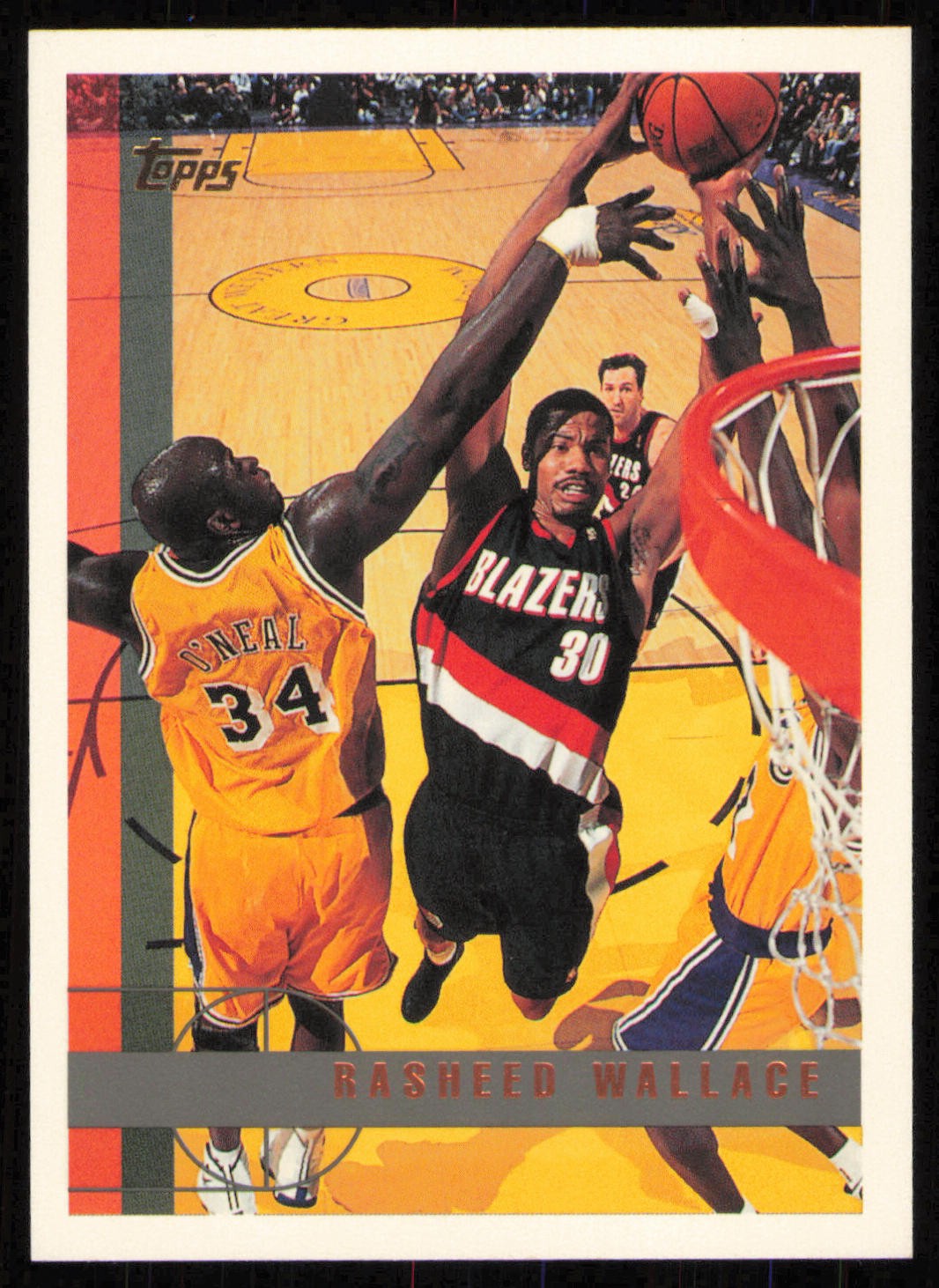 1997-98 Topps #120 Rasheed Wallace Portland Trail Blazers Card