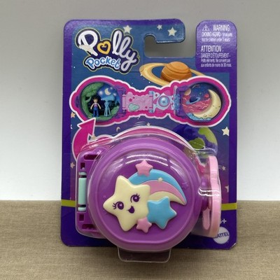 Mattel Polly Pocket Stars Rainbow Compact Playset (NEW) Micro Tiny Places Set +