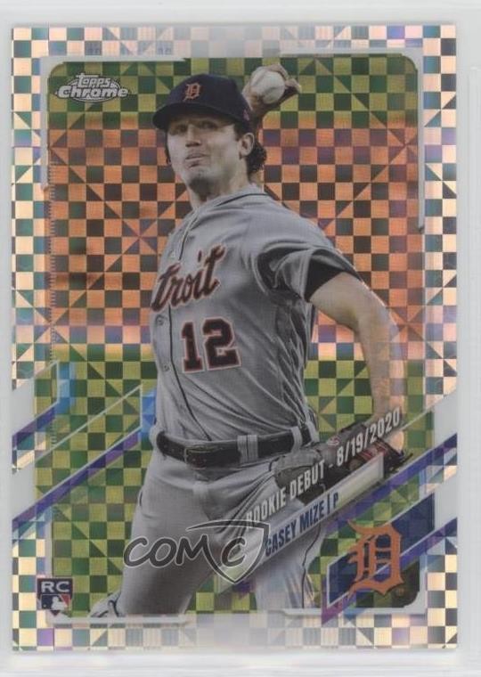2021 Topps Chrome Update Target Debut X-Fractor 72/99 Casey Mize Rookie RC 0vf5