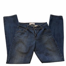 Levi Strauss Signature Mid-Rise Straight Leg Jeans   Women's Size 6