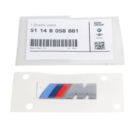 2 x Genuine New BMW M WING BADGE Fender Emblem For 1 2 3 4 5 Series M Sport Tech