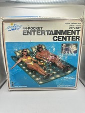 New Vintage Rare 1984 Intex The Wet Set 78  x60  DBL TANNER Entertainment Center