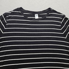Old Navy Women's Large Black Stripes Tops